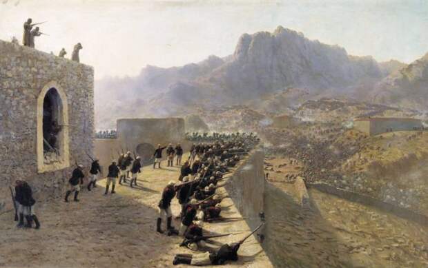 Лагорио - Отбитие штурма крепости Баязет