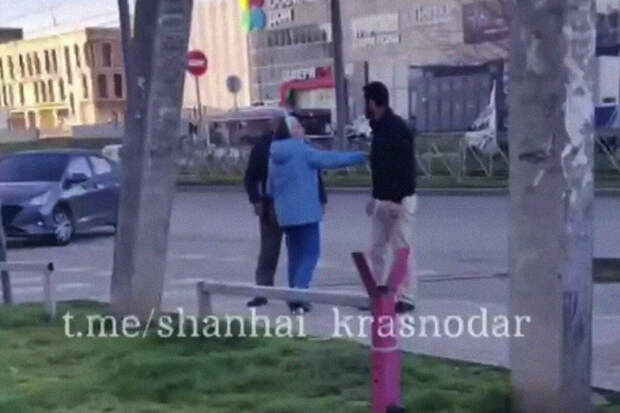 В Краснодаре полиция разыскивает водителя, который пнул пенсионера ногой