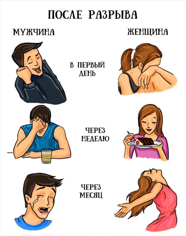 отличия между мужчинами и женщинами