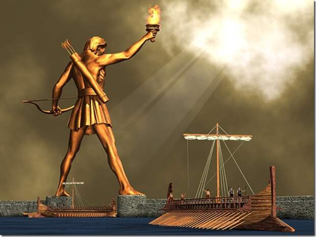 Колосс Родосский. Гигантская статуя бога Солнца