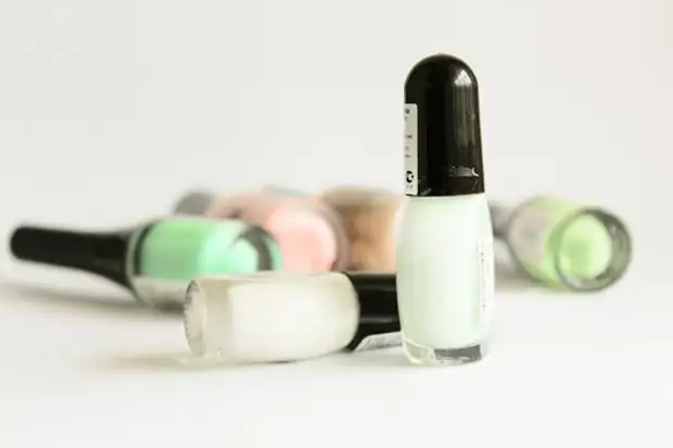 Венок из весенних цветов или вторая жизнь лаков для ногтей., фото № 3