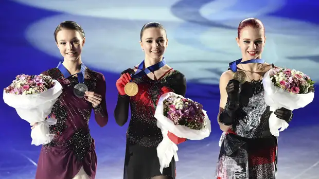 «У Щербаковой мужской характер»: в России восхитились триумфом фигуристок на чемпионате Европы