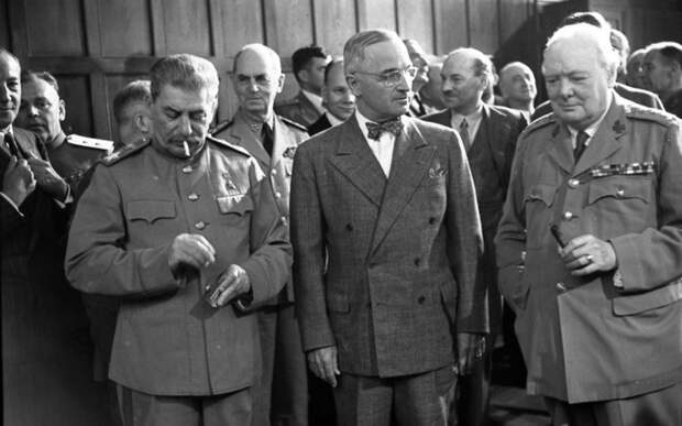 Сталин, Трумэн, Черчилль. |Фото: newsland.com.