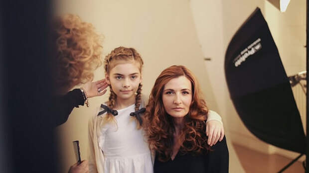 Francesco Group photo shoot - Catherine Summers and Harley Chapman