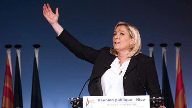 Французский лидер ультраправой партии Марин Ле Пен. Архивное фото