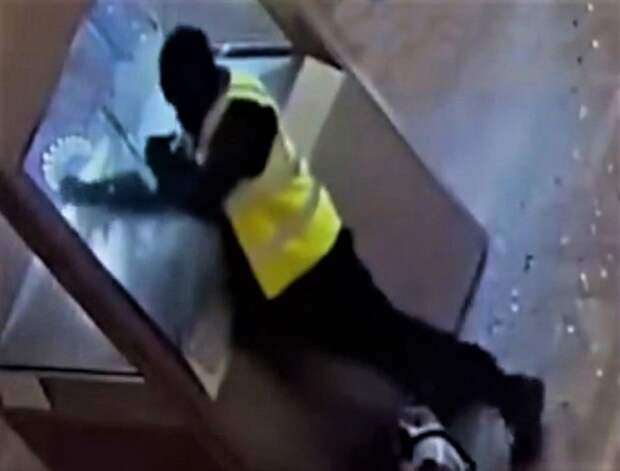 Французский канал показал, как грабители Лувра разбивали витрины локтями