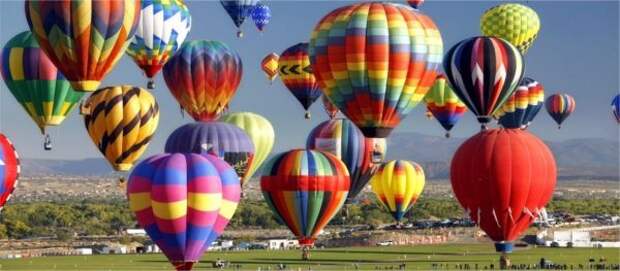 Международный фестиваль воздушных шаров в Альбукерке