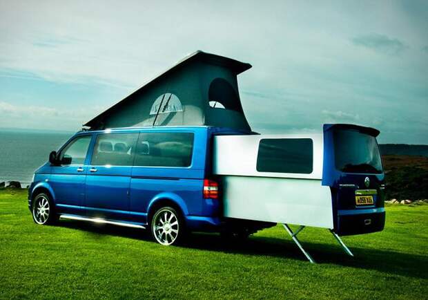 1. Раздвижной Volkswagen Transporter дом на колесах, отдых, туризм