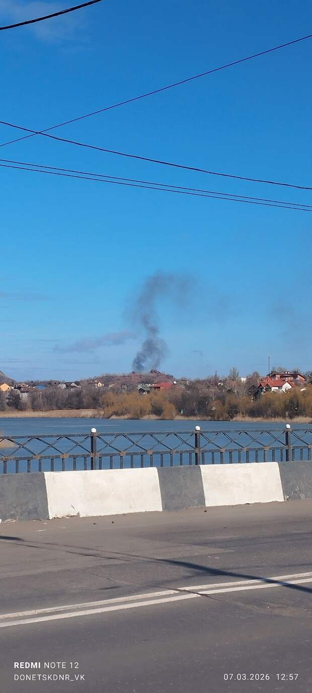Что то горит в стороне Гвардейки
