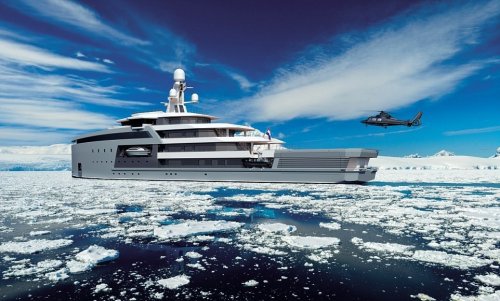 Роскошная яхта-ледокол SeaXplorer для комфортного путешествия (14 фото)