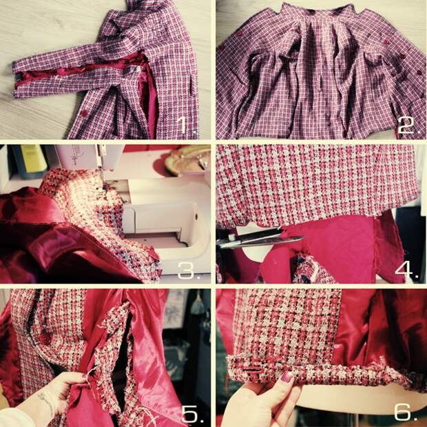Кейп из жакета (Diy)