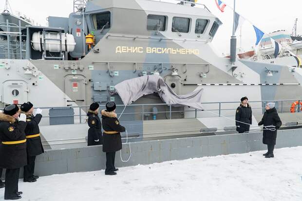 Новому противодиверсионному катеру дали имя Героя России Дениса Васильченко
