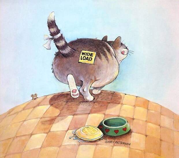 Коты-котики,теплые животики... Художник Гэри Паттерсон (Gary Patterson) (114 картинок)