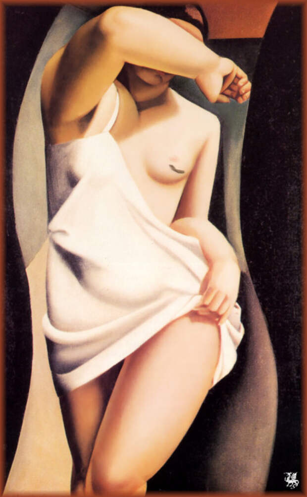 Натурщица, 1925 год. Автор: Тамара де Лемпицка (Tamara de Lempicka). Натурщица, 1925 год. Автор: Тамара де Лемпицка (Tamara de Lempicka).