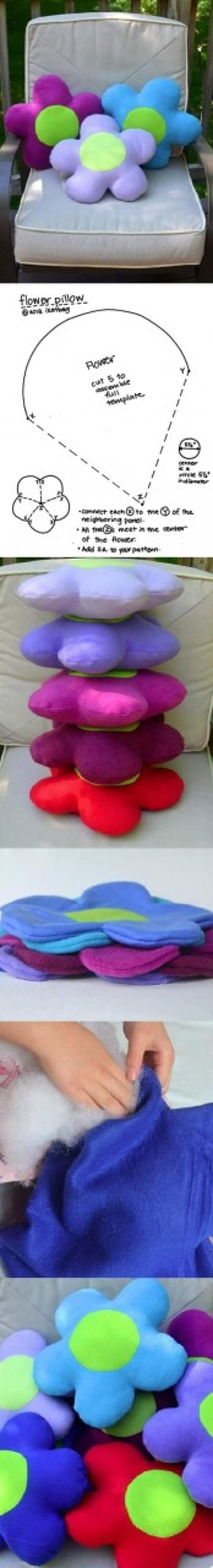 DIY Flower Pillow DIY Flower Pillow: 