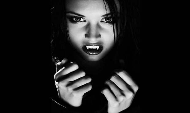 Интересные факты о Вампирах, вампир девушка