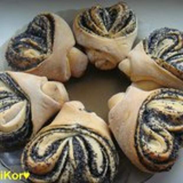 Сахарные плюшки с маком