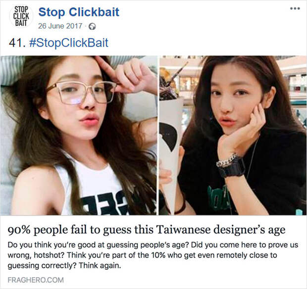 Stop Clickbait