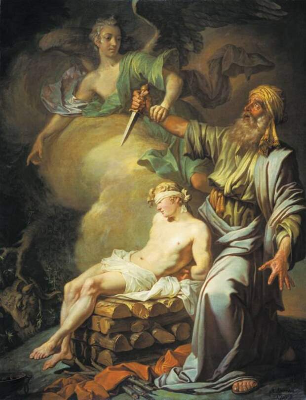 Лосенко - Авраам приносит в жертву сына своего