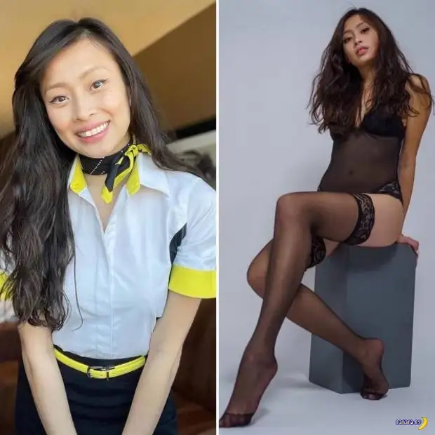 Раздеваем стюардесс! ✈️ - 16