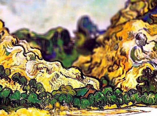 Ван Гог Горы в Сен-Реми (1889)