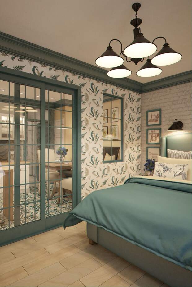 Фотография: Спальня в стиле , Квартира, Gramercy Home, Дома и квартиры, IKEA, Проект недели, марина саркисян, 36 квадратных метров, как зонировать однокомнатную квартиру – фото на InMyRoom.ru