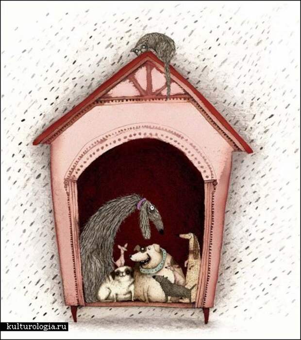 Кошки, мышки и остальной позитив в картинах Лизы Эванс (Lisa Evans)
