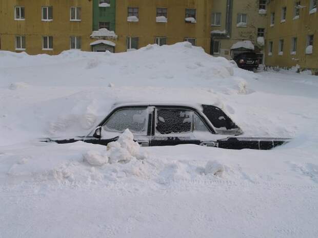 Обычная зима в Норильске