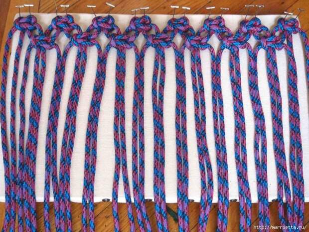 Плетение коврика из веревки (6) (700x525, 436Kb)