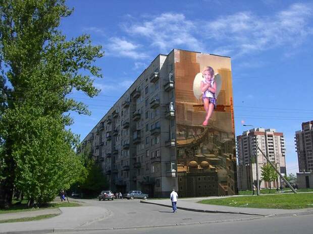 Любовь к Родине: расписные многоэтажки Омска