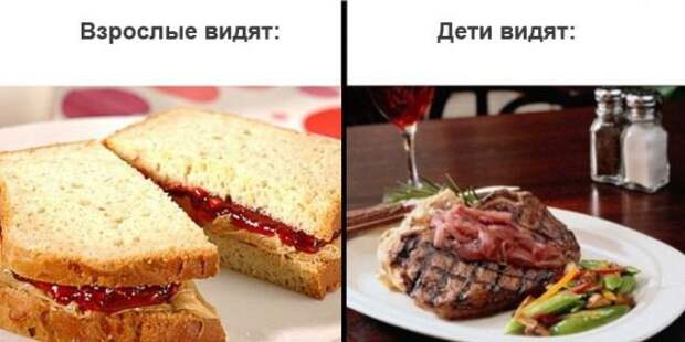 Мир глазами детей и взрослых взрослые, дети