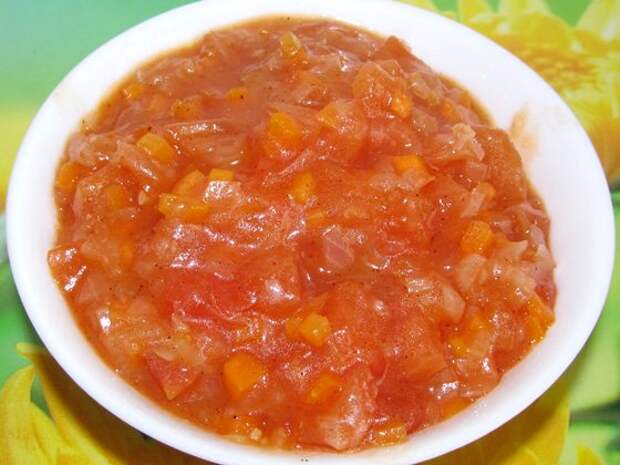 Простой рецепт вкусного томатного соуса Простой рецепт вкусного томатного соуса