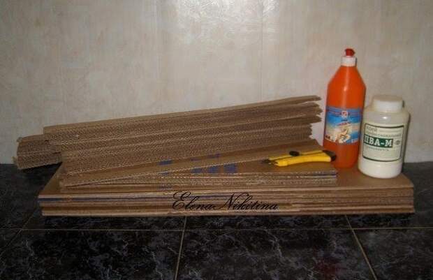 Стеллаж из подручных средств (Diy)