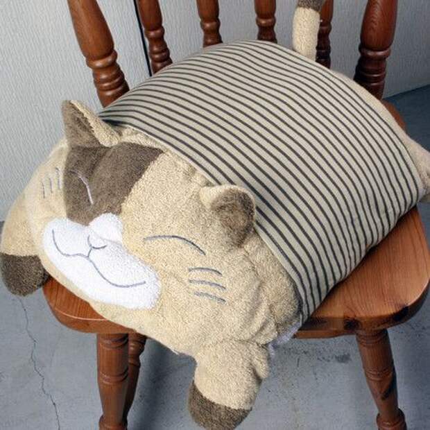 cat pillow: 