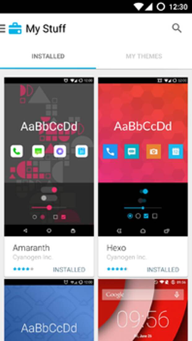 Менеджер тем Cyanogen