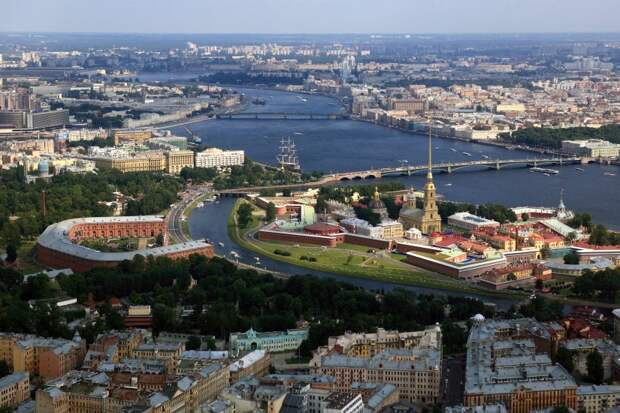 Санкт-Петербург с высоты птичьего полёта