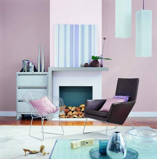 Характерные весенние оттенки: мята и лаванда. Краски Dulux Характерные весенние оттенки: мята и лаванда. Краски Dulux