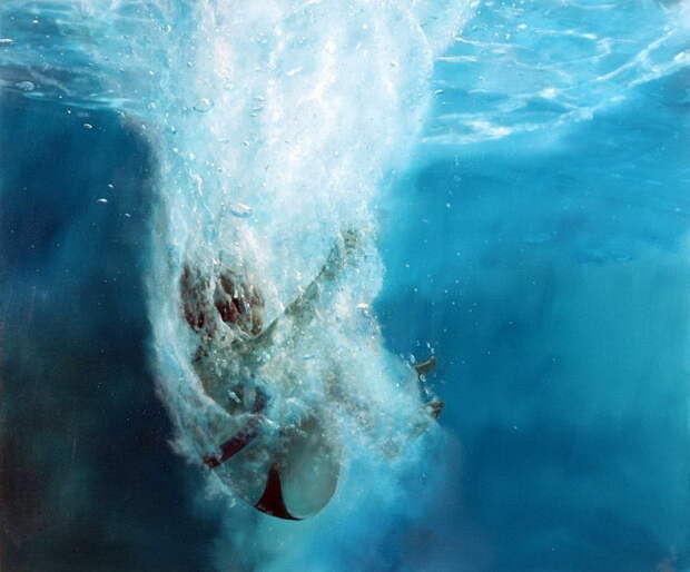 Плавающие женщины: картины Eric Zener