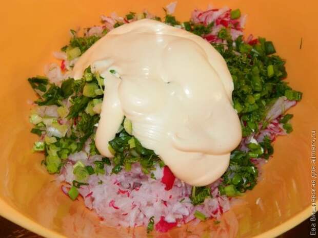 Мясной салат