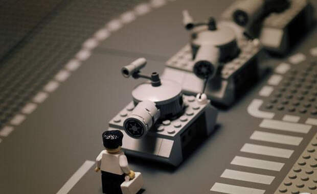 Репродукции из Lego - площадь тьянаньмэнь