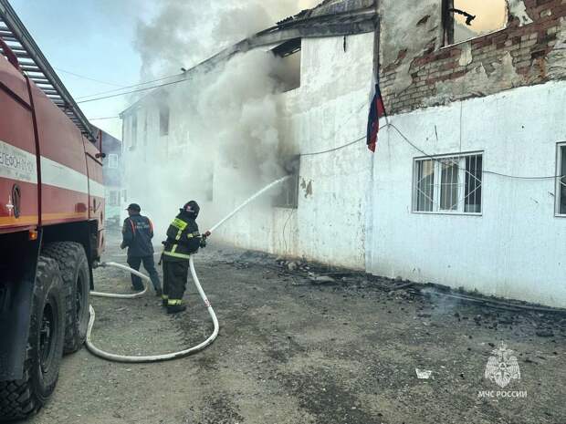 Пожар в Дагестане