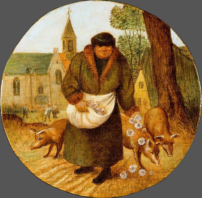 И не бросайте жемчуга вашего перед свиньями... И не бросайте жемчуга вашего перед свиньями...