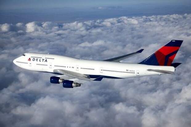 Boeing 747-451 авиакомпании Delta Air Lines