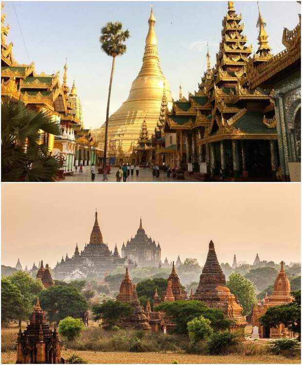 Паган – древний город, пропитанный мощной духовной энергетикой, исходящей от стен храмов и огромным количеством скульптур Будды (Бирма).
