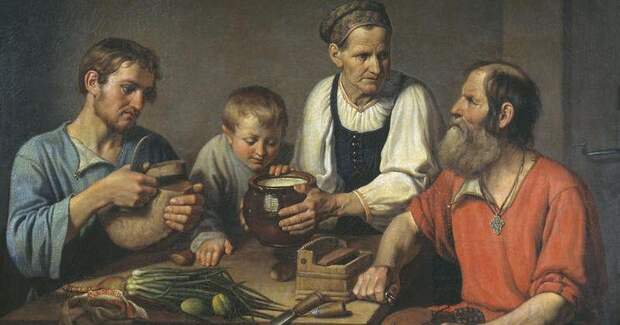 «Хлеб и вода — наша еда»: что и как ели в русских деревнях в конце XIX века