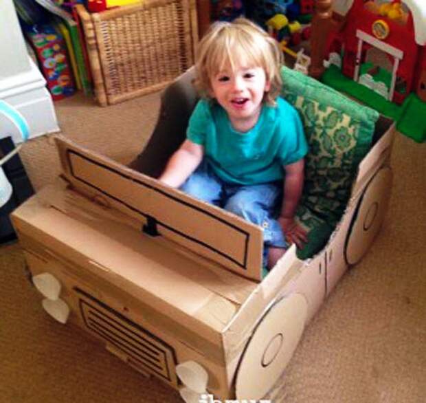 10 конструкций из картонных коробок, которые осчастливят ваших детей