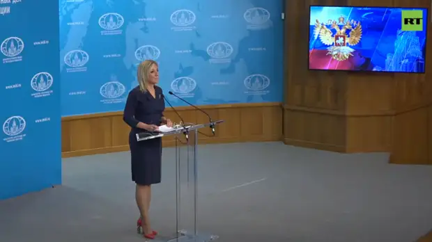 «Выходка выглядит абсолютно нелепой»: Захарова о сокращении миссии России при НАТО