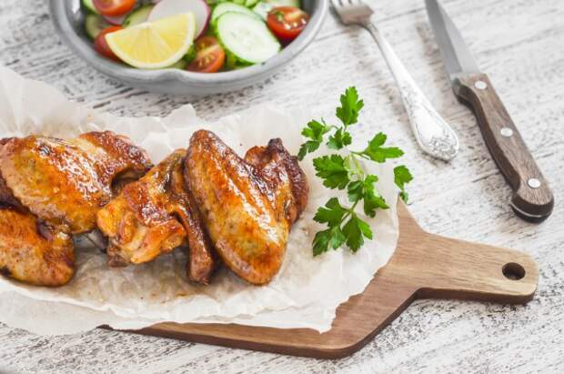 Куриные крылышки в духовке Куриные крылышки в духовке