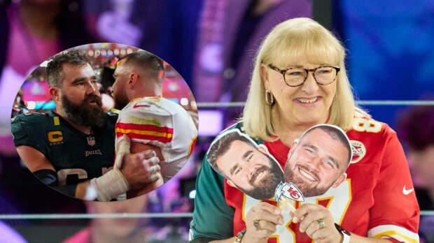 Donna Kelce Jake State Farm Jason Travis Taylor Swift