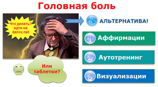 Как снять головную боль без таблеток?